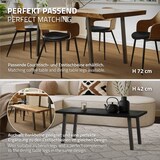 thumbnail of ML-Design 4er Set Tischbeine 30 cm Dunkelgrau, Stahl, Industrial Design, Profil 4×4 cm, I-Form 96° Neigung, Tischfüße Möbelbeine Couchtisch