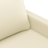 thumbnail of Fauteuil Crème 60 cm Similicuir Modèle Arvelionne