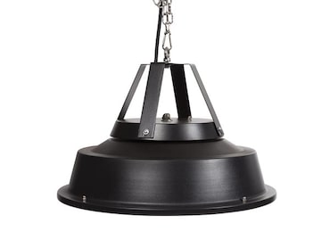 Aquecedor do pátio, 1500 W, carbono, montagem de teto, com corrente, 1 nível de calor, esplendor, reprodução, metal, preto