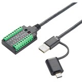 thumbnail of EXSYS EX-13003 USB 2.0 zu 1 x Seriell RS-232/422/485 und TTL Kabel mit 18-Pin Terminal Block