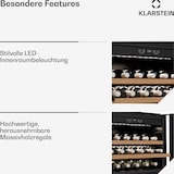 thumbnail of Klarstein Vinsider Victoria 28 Weinkühlschrank | 28 Flaschen | Touch | UV-Schutz | LED | leise | 2 Regale Schwarz