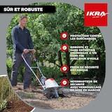 thumbnail of Elektrische rotovator 1500W Werkbreedte 17-45cm 6 messen - Werkdiepte 23cm Grondbewerking tuin IKRA