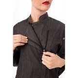 thumbnail of Chef Works® Damenkochjacke GRAMERCY LIGHT & 100% Baumwolle, Urban, Reißverschluss, Denimblack, Größe  S