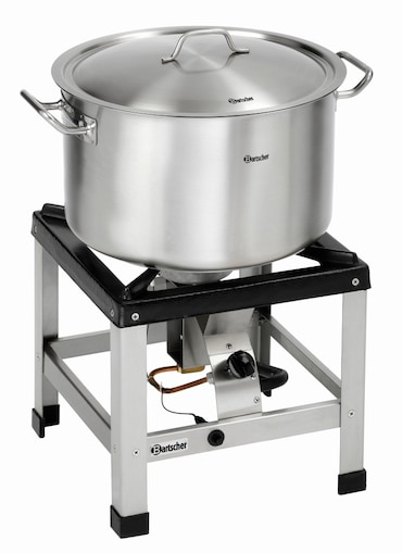 Bartscher 100054 Pentola Per Feste In Acciaio Inox – 9 Litri, Termostato 30-95°C, Con Coperchio E 8 Etichette Per Zuppe - 2