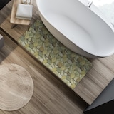 thumbnail of Relaxdays Weichschaummatte, zuschneidbar, Bad, Sauna, Pool, Antirutschmatte, Design Steine, B x T ca. 65 x 150 cm, braun