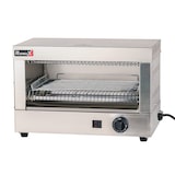 thumbnail of Romux® Tostador Industrial Simple Sobremesa de 45x25 cm y Producción 150 Tostadas/Hora | Tostadora Profesional Regulable en Temperatura 2000W y 220V