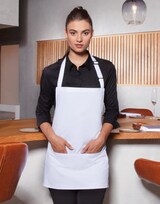 thumbnail of Short Bib Apron Basic with Buckle and Pocket: One Size / Sand