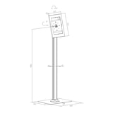 thumbnail of KIMEX - Supporto da pavimento universale per tablet Apple e Samsung 10.9''-11'', Nero