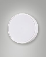 thumbnail of Hatton E27 LED-Deckenleuchte aus weißem Polycarbonat, Schutzart IP65, Ø 250 mm, für den Innen- und Außenbereich, witterungsbeständig, Code 3226-61-102