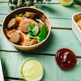 thumbnail of BIOZOYG 300 Stück runde Einwegschalen 650 ml - Kraftkarton-Bowlschalen Pappschalen Salatschalen, Schalen für Salate, Nachhaltige Einwegschüsseln