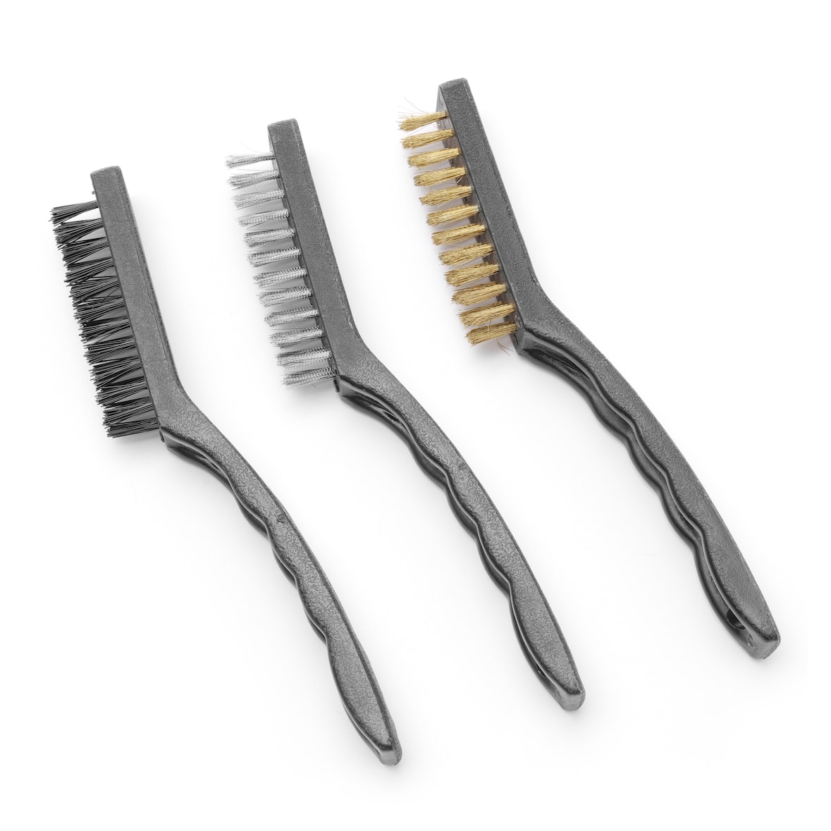 Brosses de nettoyage | Neumärker | Lot de 3 | Nylon/Laiton/Inox