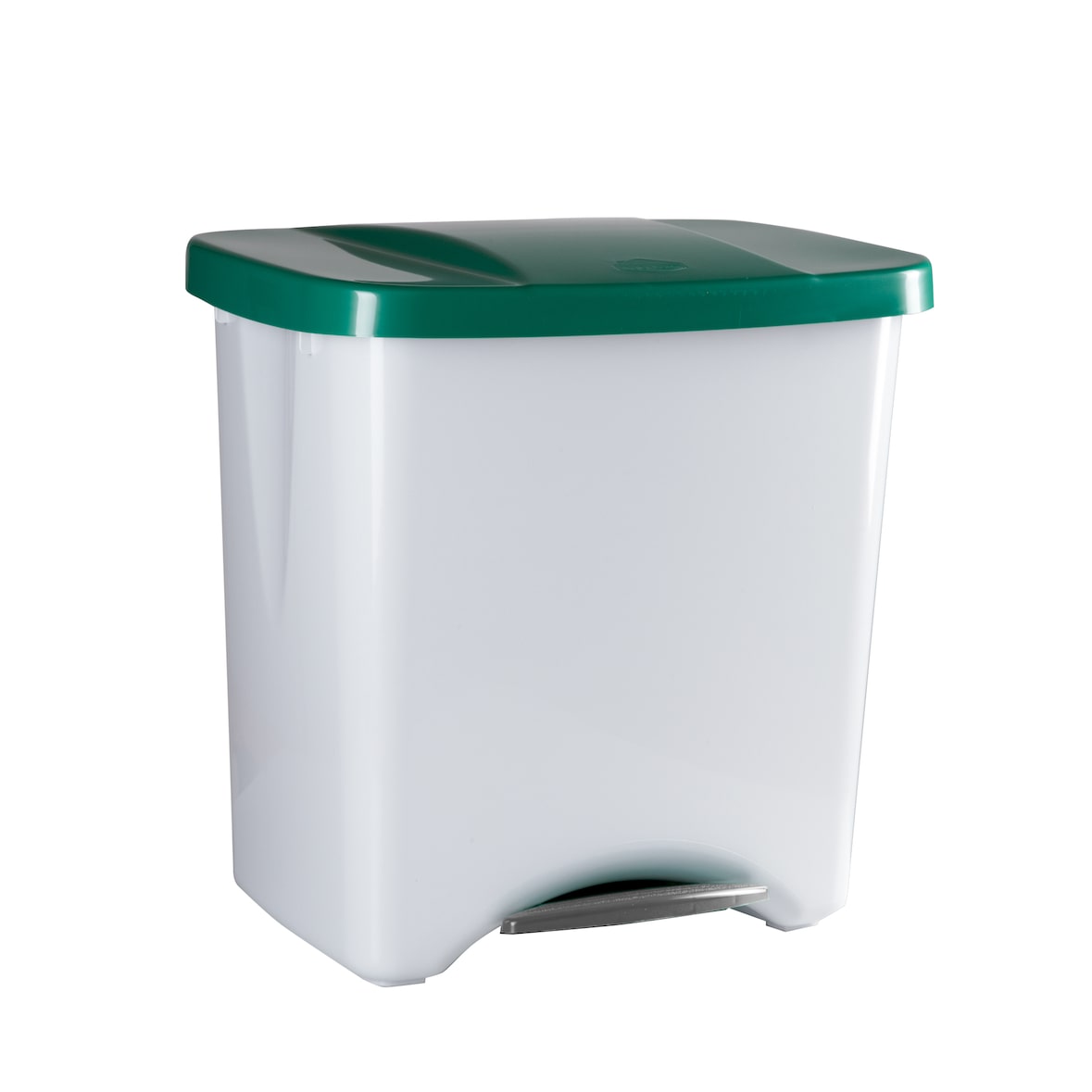 Cubo con pedal Pedalbin Ecológico 50 litros. Color verde.