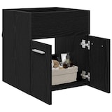 thumbnail of Helloshop26 - Moderner Spülenunterschrank 41 x 38,5 x 46 cm großer Stauraum elegantes schwarzes Holzwerkstoff 02_0058393