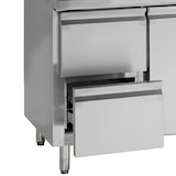 thumbnail of TEFCOLD Mesa fría de refrigeración GN1/1 GC73 TEFCOLD, acero y vidrio, refrigeración profesional, Acero inoxidable SS