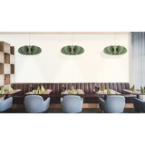 thumbnail of Noverb Design - Lampadario Acustico Fonoassorbente Made In Italy - Serie Zagara Color Verde Scuro 54 x 18 cm (d x h)
