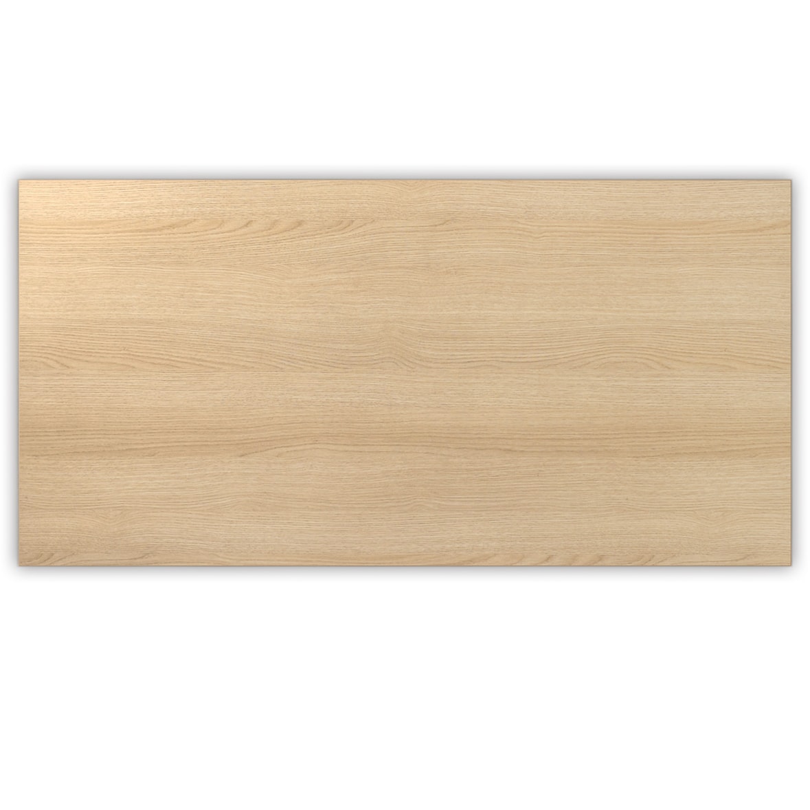 bümö Tischplatte 200x100 cm in Eiche, Schreibtischplatte aus Holz, Holzplatte, Spanplatte kratzfest beschichtet, ABS-Kante, 120 kg Tragkraft für DIY