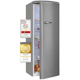 thumbnail of Exquisit Retro-Kühlschrank, ohne Gefrierfach, 229 Liter, groß, 5 Ablagen, RKS325-V-H-161E grau