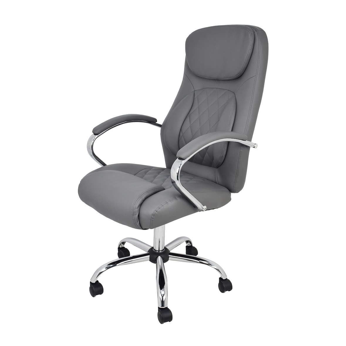 Silla de oficina color Gris. Modelo Ángela