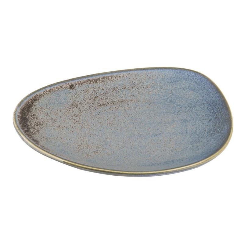 Olympia Ember Blue driehoekige borden 308 mm (verpakking van 4)