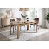 thumbnail of DUPI Mesa Comedor AITANA con Estructura y tapa superior de Madera (Taupe, 140x80x79)