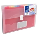 thumbnail of Exacompta - Réf. 55298E - Carton de 5 trieurs valisette Crystal - 13 compartiments - dim 33x25 cm - couleur cristal