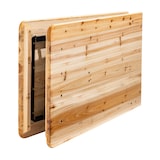 thumbnail of Conjunto cervecero con mesa y 2 bancos plegables de madera 180 cm Oviala