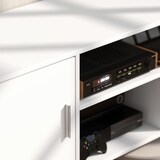 thumbnail of Mueble de TV para Televisores de 60 Pulgadas Mesa para TV de Salón Comedor Moderna con Armario 3 Compartimentos y 5 Patas de Madera 120x40x55 cm