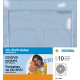 thumbnail of CD/DVD-Hüllen 129x130mm VE=100x10 Hüllen