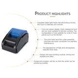 thumbnail of Mini Imprimante Thermique 58mm USB Bluetooth Rapide Pour Reçus E-Commerce YONIS