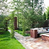 thumbnail of Relaxdays Rosenbogen Metall, Torbogen Garten, HxBxT: 224 x 110 x 41 cm, stabiler Rankbogen für Kletterpflanzen, schwarz