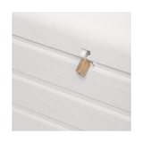thumbnail of Baule da giardino in resina 270 litri BIANCO effetto legno 132 x 58 x H89 cm Protezione anti UV TOOMAX