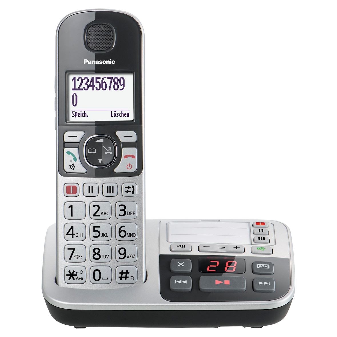 Panasonic KX-TGE520GS Senioren Schnurlostelefon mit