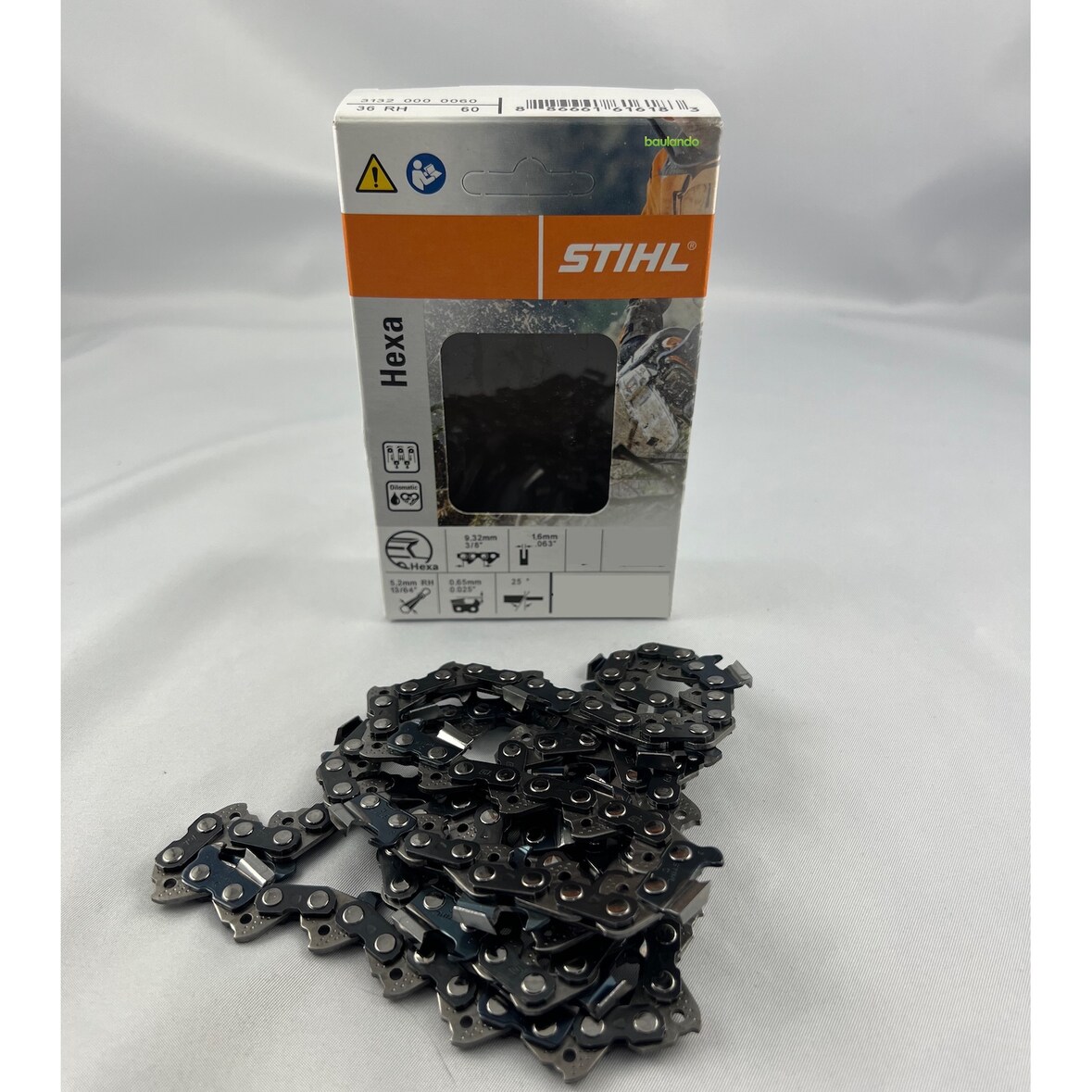 Catena per sega STIHL RAPID HEXA 3/8" x 1.6mm 54 maglie di trasmissione 31320000054