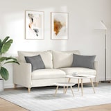 thumbnail of vidaXL Sofakissen 2 pcs Dunkelgrau 60 x 40 cm Stoff