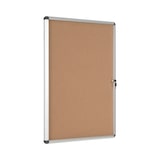 thumbnail of Bi-Office Enclore - Vitrina de interior de Corcho con Puerta de Aluminio y Cerradura, 720 x 981 mm - 9x A4