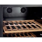 thumbnail of METRO PROFESSIONAL Cave à vin GWC3091, acier inoxydable/verre, 54 x 54 x 123.5 cm, 91 bouteilles, noir / argenté