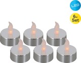 thumbnail of 6 LED Kerzen