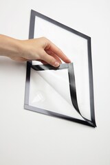 thumbnail of Informationsrahmen Duraframe Wallpaper A4 schwarz Packung mit 10 Stück