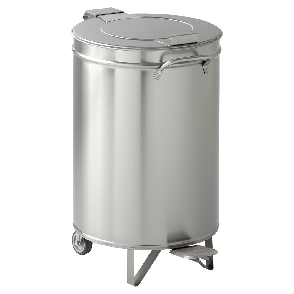 Tournus Equipement Poubelle roulante avec couvercle à pédale pour sac 105 L litres Tournus - 804407