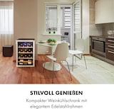 thumbnail of Klarstein Vinamour 48 Uno Weinkühlschrank 128l 48Fl 3 Einschübe 4-18°C Schwarz