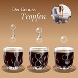 thumbnail of Leonardo GOCCE Kaffeeglas-Set (1/2/3) 220 ml 6-teilig