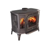 thumbnail of Estufa de leña independiente con apertura a la izquierda y CookTop - P7 (10,5 KW) ECO