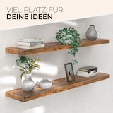 thumbnail of Casaria Schweberegal 110cm dunkle Eiche