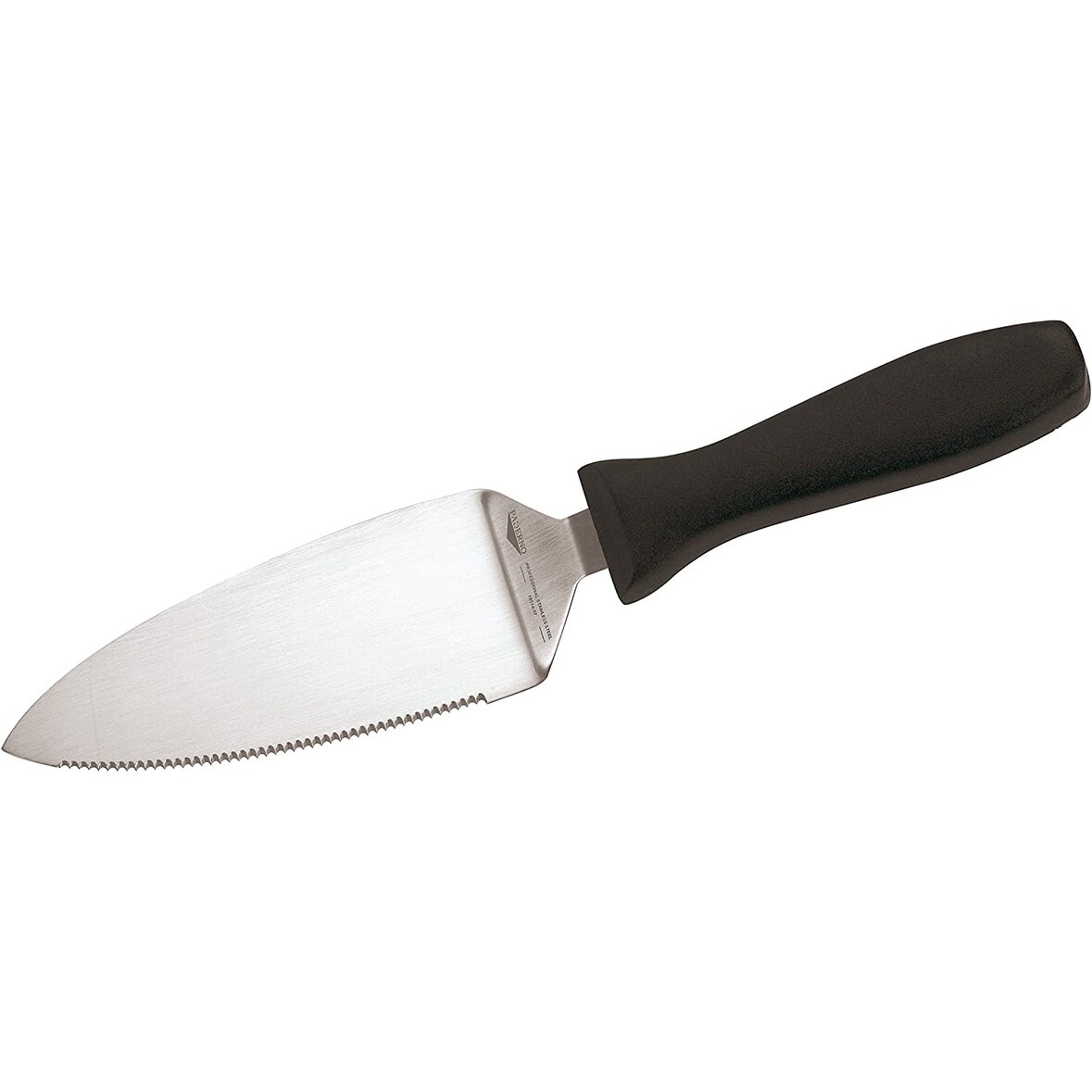 Pá para bolos com cabo de plástico serrilhado