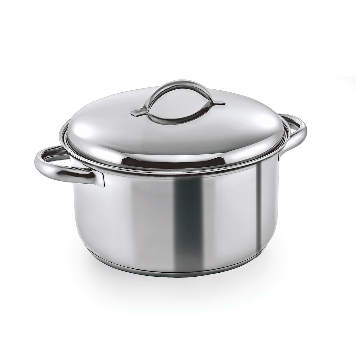 WAS Germany - Fleischtopf mit Deckel Cookware 19, Ø 16 cm, 1,8 ltr., Chromnickelstahl