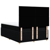 thumbnail of vidaXL Boxspringbett mit Matratze Schwarz 140x190 cm Stoff