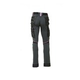 thumbnail of Pantalon de travail Stretch multipoches Femme ATOM Gris/Fuchsia M - FR (42) - EU (48)