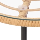 thumbnail of vidaXL Esstisch Ø55 cm Hartglas und Stahl