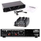 thumbnail of Pack Sono DJ-MIX500-BT ampli + enceintes 500W + Table de mixage USB Bluetooth + SUNMAGIC LED RVB