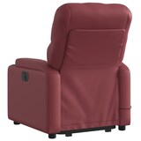 thumbnail of vidaXL Massagesessel mit Aufstehhilfe Weinrot Kunstleder